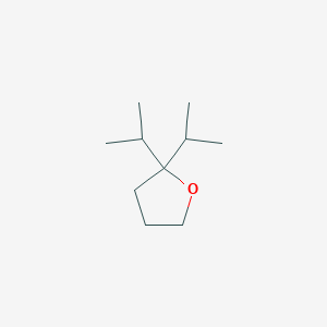 molecular formula C10H20O B114158 2,2-Di(propan-2-yl)oxolane CAS No. 156595-68-5