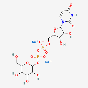 molecular formula C15H22N2Na2O17P2 B1141585 Uridine 5'-diphosphoglucose disodium salt CAS No. 117756-22-6