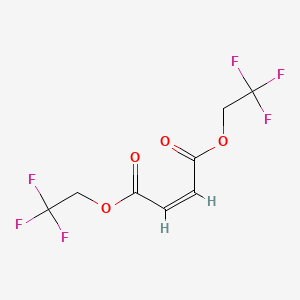 molecular formula C8H6F6O4 B1141624 Bis(2,2,2-trifluoroethyl)maleate CAS No. 116401-64-0