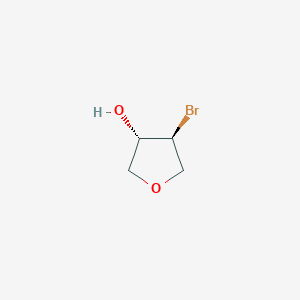 molecular formula C4H7BrO2 B1141626 trans-3-Bromo-4-hydroxytetrahydrofuran CAS No. 114429-91-3