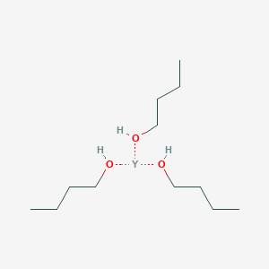 molecular formula C12H30O3Y B1141644 Butan-1-ol;yttrium CAS No. 111941-71-0