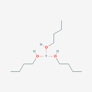 molecular formula C12H27O3Y B1141644 Yttrium(III) butoxide solution CAS No. 111941-71-0
