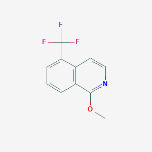 molecular formula C11H8F3NO B1141649 5-(Trifluoromethyl)-1-methoxyisoquinoline CAS No. 1357947-19-3