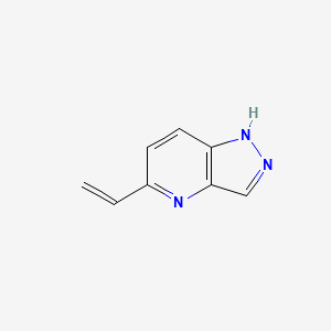 molecular formula C8H7N3 B1141663 5-Vinyl-1H-pyrazolo[4,3-b]pyridine CAS No. 1374651-70-3