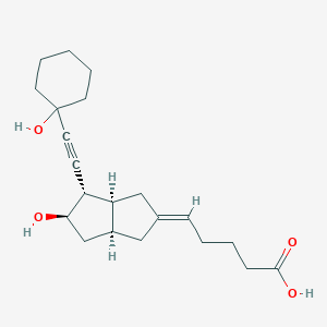 molecular formula C21H30O4 B114167 13,14-dehydro-15-cyclohexyl Carbaprostacyclin 