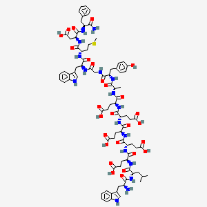 molecular formula C85H109N17O27S B1141676 Minigastrin CAS No. 60748-07-4