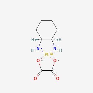 molecular formula C8H14N2O4Pt+2 B1141687 Oxaliplatin CAS No. 63121-00-6
