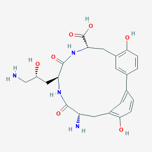 molecular formula C23H28N4O7 B011417 Biphenomycin B CAS No. 100217-74-1
