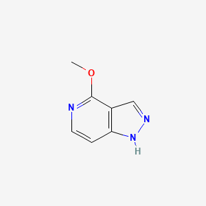 molecular formula C7H7N3O B1141708 4-Methoxy-1H-pyrazolo[4,3-c]pyridine CAS No. 1357946-03-2