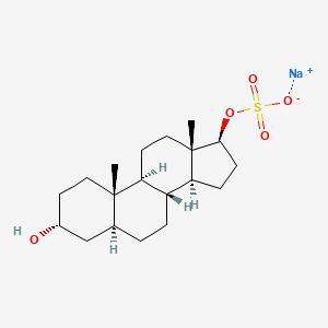 molecular formula C19H31O5S.Na B1141721 5alpha-Androstan-3alpha,17beta-diol 3-sulphate sodium salt CAS No. 119039-60-0