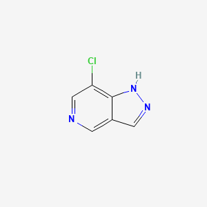 molecular formula C6H4ClN3 B1141726 7-Chloro-1H-pyrazolo[4,3-c]pyridine CAS No. 1357946-01-0