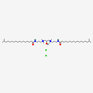 molecular formula C44H87Cl2N3O4 B1141737 Hydroxypropyl bisisostearamidopropyldimonium chloride CAS No. 111381-09-0