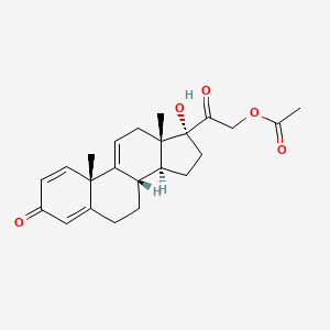 molecular formula C₂₃H₂₈O₅ B1141755 Deltacortinene Acetate CAS No. 4380-55-6