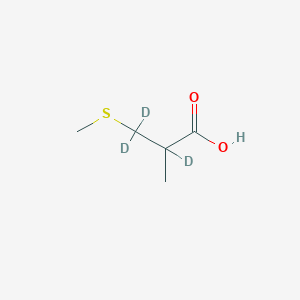 molecular formula C₅H₇D₃O₂S B1141757 2-Methyl-3-(methylthio)propanoic Acid-d3 CAS No. 1374320-97-4