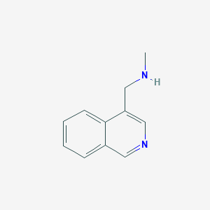 molecular formula C11H12N2 B114176 N-甲基-(异喹啉-4-基甲基)胺 CAS No. 157610-82-7