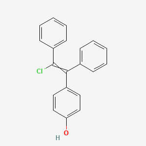 molecular formula C₂₀H₁₅ClO B1141763 4-(2-Chloro-1,2-diphenylethenyl)phenol CAS No. 53775-07-8