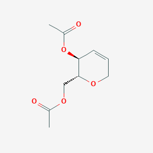 ((2R,3S)-3-Acetoxy-3,6-dihydro-2H-pyran-2-yl)methyl acetate