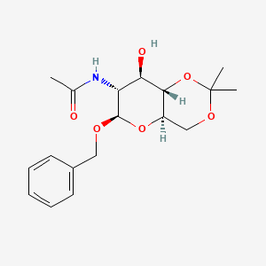 Benzyl 2-acetamido-2-deoxy-4,6-O-isopropylidene-B-D-glucopyranoside