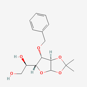 (1R)-1-[(5R,6S,6Ar)-2,2-dimethyl-6-phenylmethoxy-3a,5,6,6a-tetrahydrofuro[2,3-d][1,3]dioxol-5-yl]ethane-1,2-diol