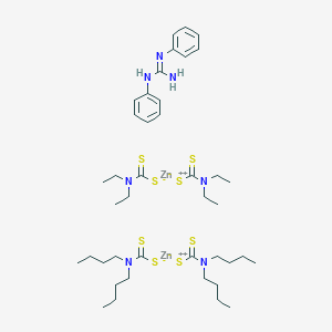 molecular formula C18H36N2S4Zn.C13H13N3.C10H20N2S4Zn B1141828 Carba mix CAS No. 123618-05-3