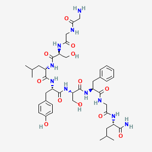 molecular formula C42H62N10O12 B1141835 Type A Allatostatin III CAS No. 123338-12-5