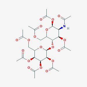 molecular formula C₂₈H₃₉NO₁₈ B1141862 N-Acetyllactosamine heptaacetate CAS No. 73208-61-4