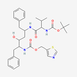 4-Hydroxy-13,13-dimethyl-9-(1-methylethyl)-8,11-dioxo-3,6-bis(phenylmethyl) 12-Oxa-2,7,10-triazatetradecanoic Acid 5-Thiazolylmethyl Ester