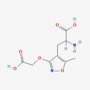 molecular formula C18H30N4O15 B1141871 AMOA NON-NMDA GLUTAMATE RE CAS No. 209977-56-0