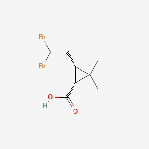 molecular formula C₈H₁₀Br₂O₂ B1141879 Deltamethrinic acid CAS No. 72691-18-0