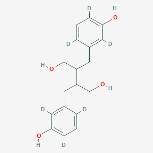 molecular formula C₁₈H₁₆D₆O₄ B1141880 rac Enterodiol-d6 CAS No. 104411-12-3
