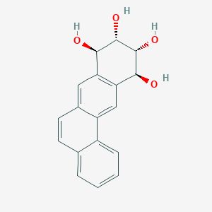 molecular formula C₁₈H₁₆O₄ B1141885 (8R,9S,10R,11S)-rel-8,9,10,11-Tetrahydrobenz[a]anthracene-8,9,10,11-tetrol CAS No. 78185-86-1