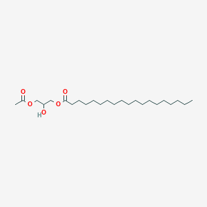 molecular formula C₂₄H₄₆O₅ B1141896 (3-acetyloxy-2-hydroxypropyl) nonadecanoate CAS No. 120602-61-1