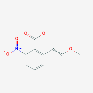 molecular formula C₁₁H₁₁NO₅ B1141905 Methyl 2-(2-methoxyethenyl)-6-nitrobenzoate CAS No. 846055-82-1