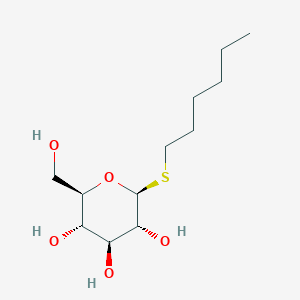 molecular formula C12H24O5S B1141933 Hexyl beta-D-thioglucopyranoside CAS No. 85618-19-5