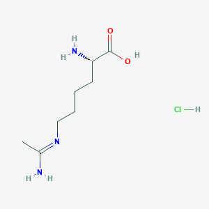 molecular formula C8H18ClN3O2 B1141939 L-NIL hydrochloride CAS No. 150403-89-7