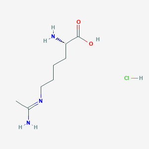 molecular formula C8H17N3O2.HCl B1141939 L-NIL hydrochloride CAS No. 150403-89-7