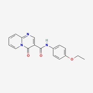 molecular formula C17H15N3O3 B11419432 N-(4-ethoxyphenyl)-4-oxo-4H-pyrido[1,2-a]pyrimidine-3-carboxamide 