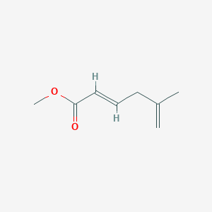 molecular formula C₈H₁₂O₂ B1141945 methyl (2E)-5-methylhexa-2,5-dienoate CAS No. 22070-63-9