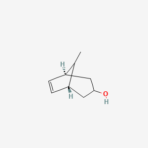 molecular formula C₈H₁₃NO B1141947 endo-8-Methyl-8-azabicyclo[3.2.1]oct-6-en-3-ol CAS No. 20513-09-1
