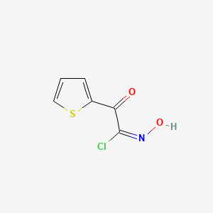 (1E)-N-Hydroxy-2-oxo-2-(thiophen-2-yl)ethanimidoyl chloride