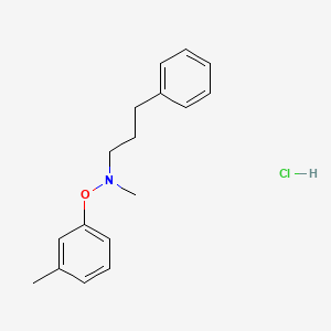 molecular formula C₁₇H₂₂ClNO B1141960 n-Methyl-3-phenyl-(m-methylphenoxy)propylamine hydrochloride CAS No. 873310-28-2