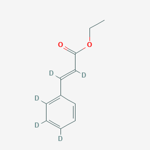 molecular formula C₁₁H₇D₅ B1141962 Ethyl trans-Cinnamate-[d5] CAS No. 856765-68-9