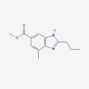 Methyl 7-methyl-2-propyl-1H-benzo[d]imidazole-5-carboxylate