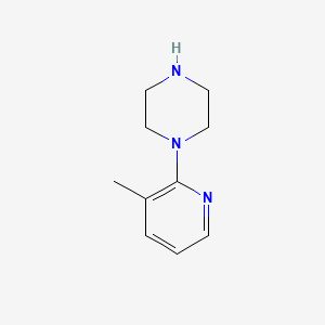 molecular formula C10H15N3 B1141975 1-(3-Methylpyridin-2-yl)piperazine CAS No. 111960-11-3