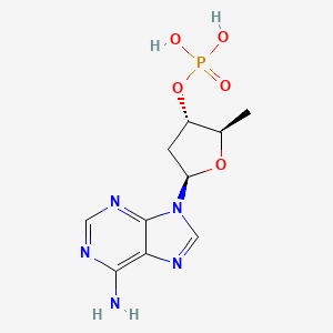 molecular formula C10H14N5O5P B1141976 2',5'-Dideoxy-adenosine 3'-monophosphate CAS No. 121878-11-3