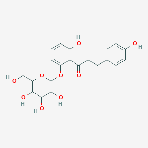molecular formula C₂₁H₂₄O₉ B1141981 4'-Deoxyphlorizin CAS No. 4319-68-0