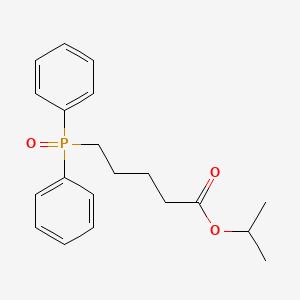 molecular formula C₂₀H₂₅O₃P B1141997 异丙基5-(二苯基磷酰基)戊酸酯 CAS No. 2088449-88-9