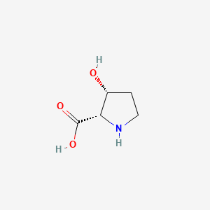 molecular formula C₅H₉NO₃ B1142000 (2S,3R)-3-hydroxypyrrolidine-2-carboxylic acid CAS No. 4298-05-9