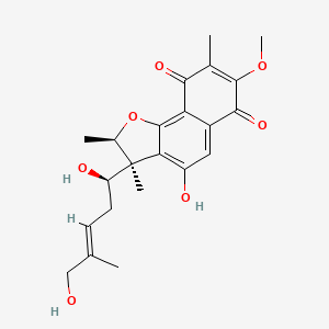molecular formula C22H26O7 B1142001 Furaquinocin A CAS No. 125224-54-6