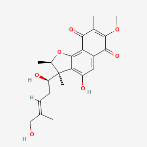 B1142001 Furaquinocin B CAS No. 125224-54-6